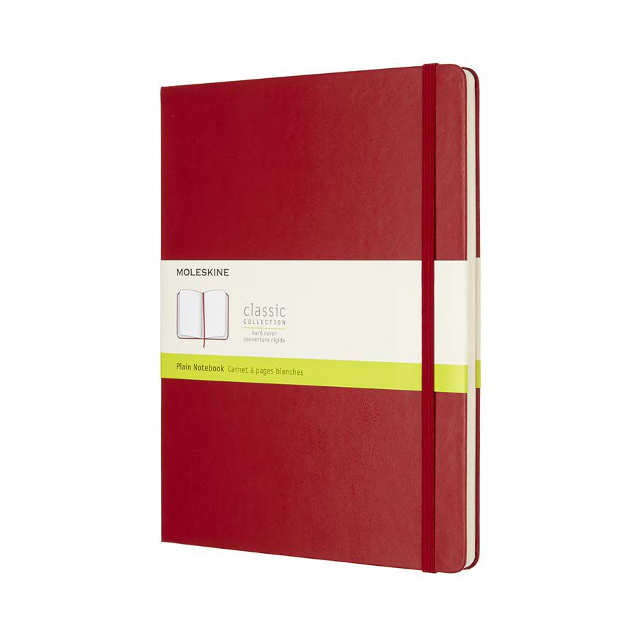 Libreta Moleskine XL Rojo Liso