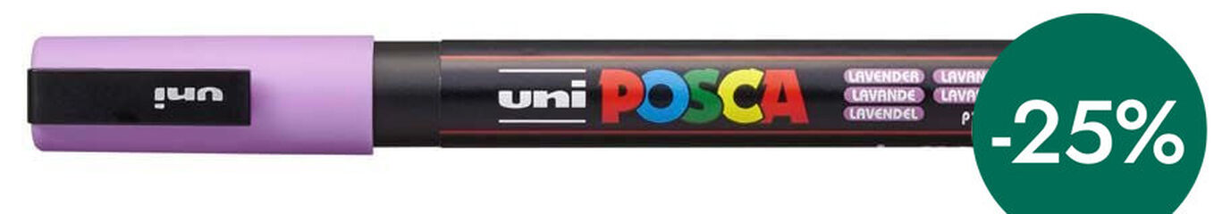 Rotulador Posca PC-3M 0,9-1,3mm lavanda