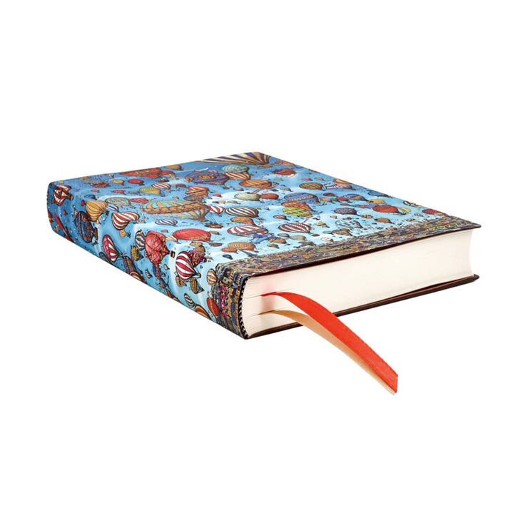 Agenda Paperblanks Flex Midi Dia P&agrave;gina Angl&egrave;s 2027 Globus Aerost&agrave;tics