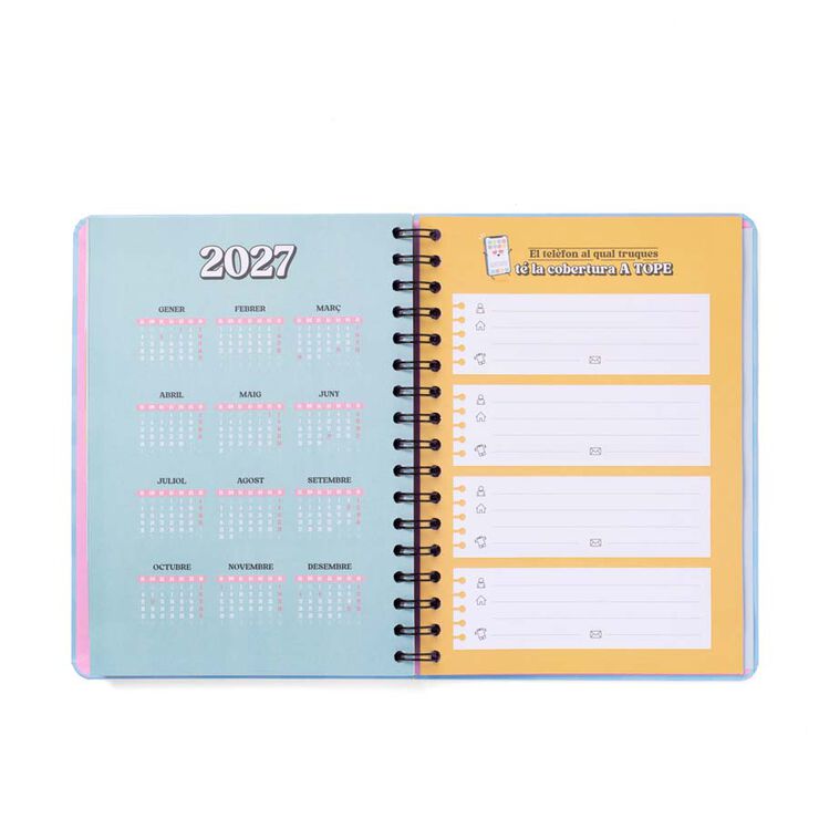 Agenda escolar Mr. Wonderful Wonder setm/vista cat 2025-26 És hora d'aconseguir-ho