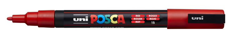 Marcador Posca PC-3M 0,9-1,3 mm rojo