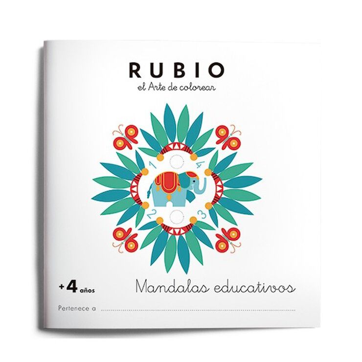 Mandalas Educativos Infantil 4 años Rubio