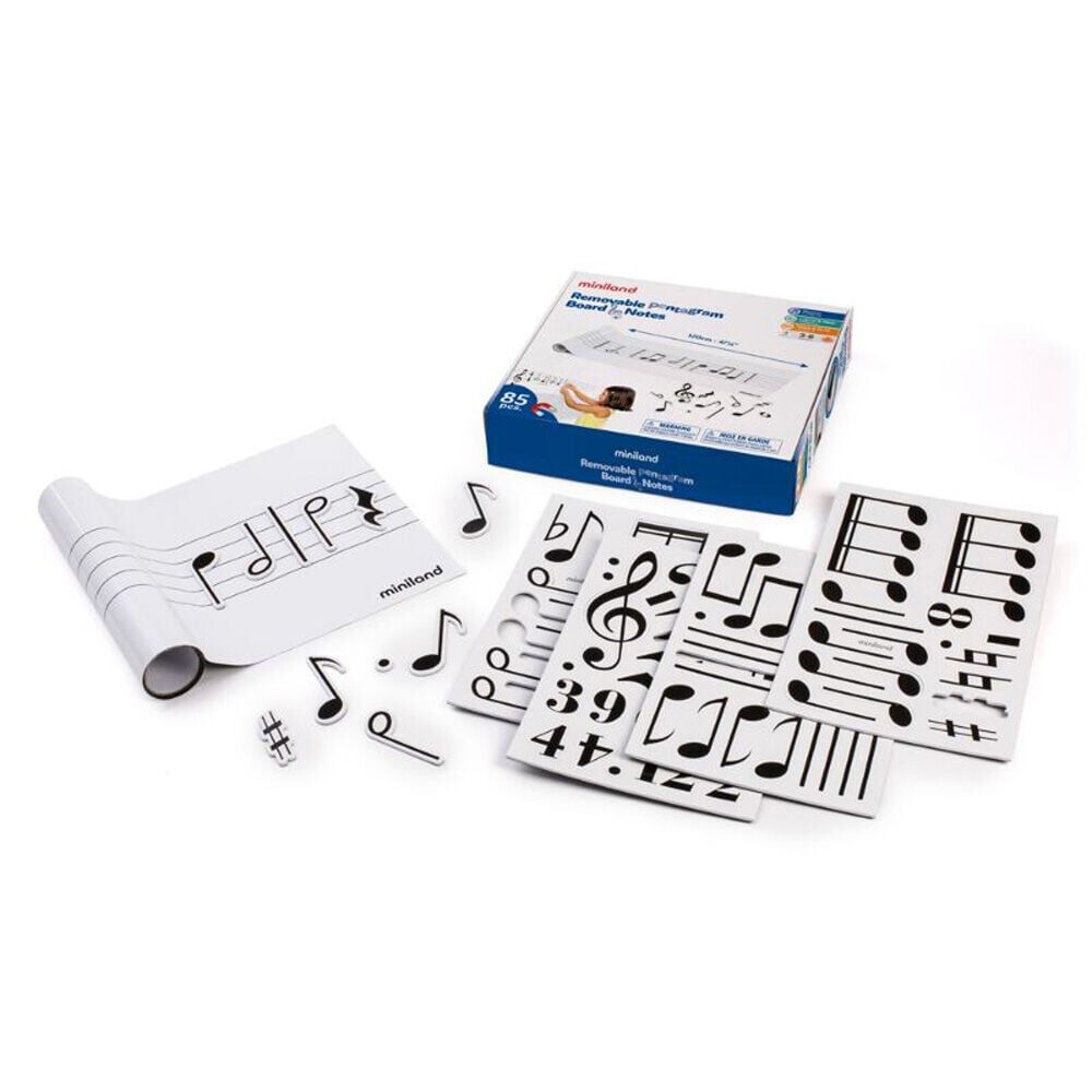 Joc musical Miniland Pentagrama magn&egrave;tic