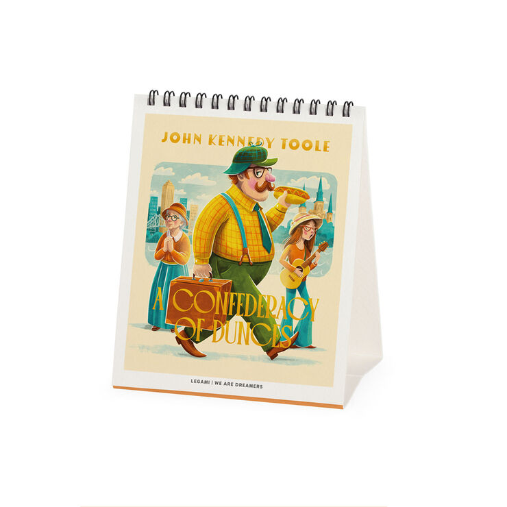 Calendario Legami 12x14,5 Sobremesa Booklovers Multiling&uuml;e 2027