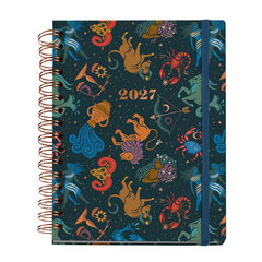 Agenda Miquelrius Plus Wire-O Setmana Vista Multiling&uuml;e Zodiac 2027