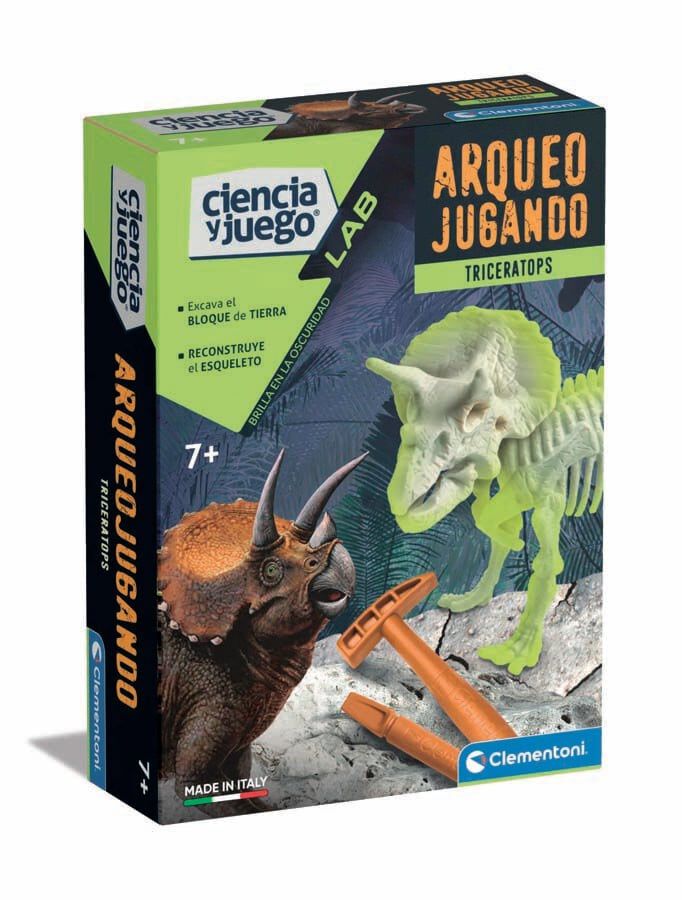 Arqueojugando Triceratops fosforescente