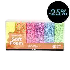 Pasta Soft Foam Creative 10g colores surtidos 6u