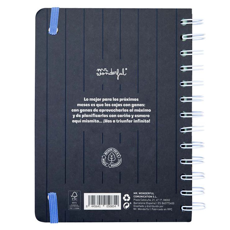 Agenda Wonder Petita sem/vista 2025 castellano Soñar, Lograr
