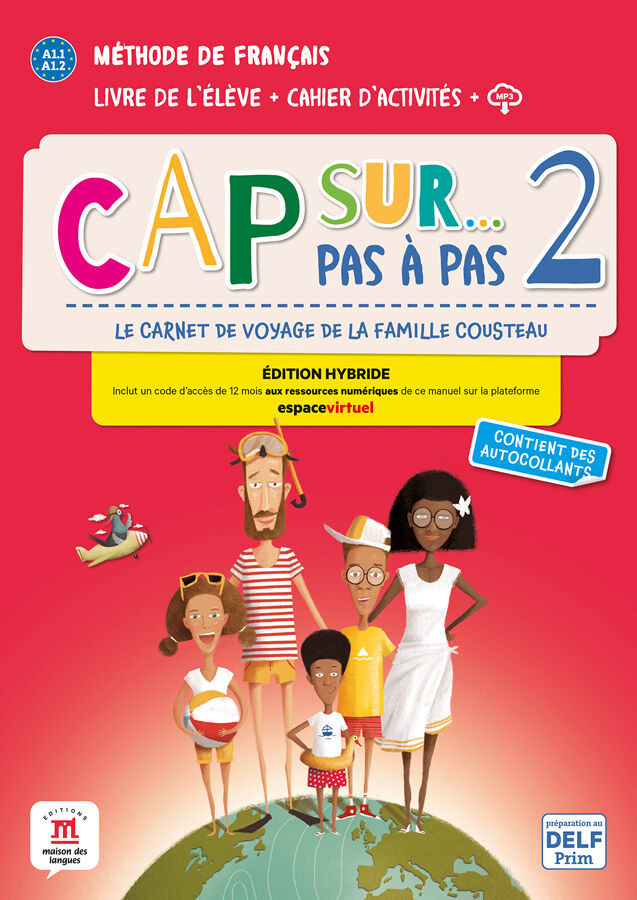 Cap sur... pas &agrave; pas 2 &Eacute;d. hybride Livre + Cahier