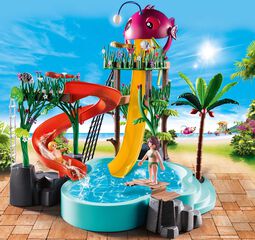 Playmobil Family Fun Vacaciones parque acuático 70609