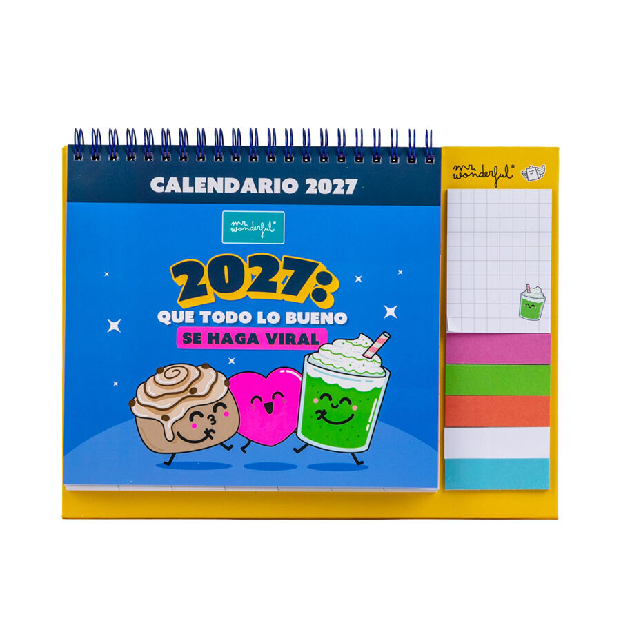 Calendari Mr. Wonderful Taula Viral Multiling&uuml;e 2027