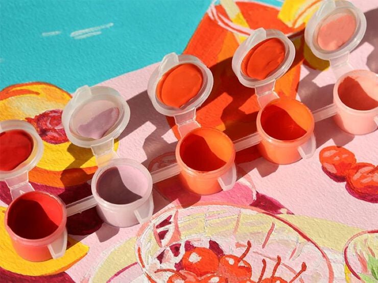 Kit de pintura por n&uacute;meros La Petite &Eacute;picerie: Verano