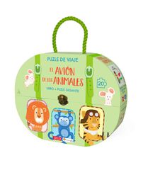 El avión de los animales. puzle de viaje. con puzzle  edic. ilustrado (español)