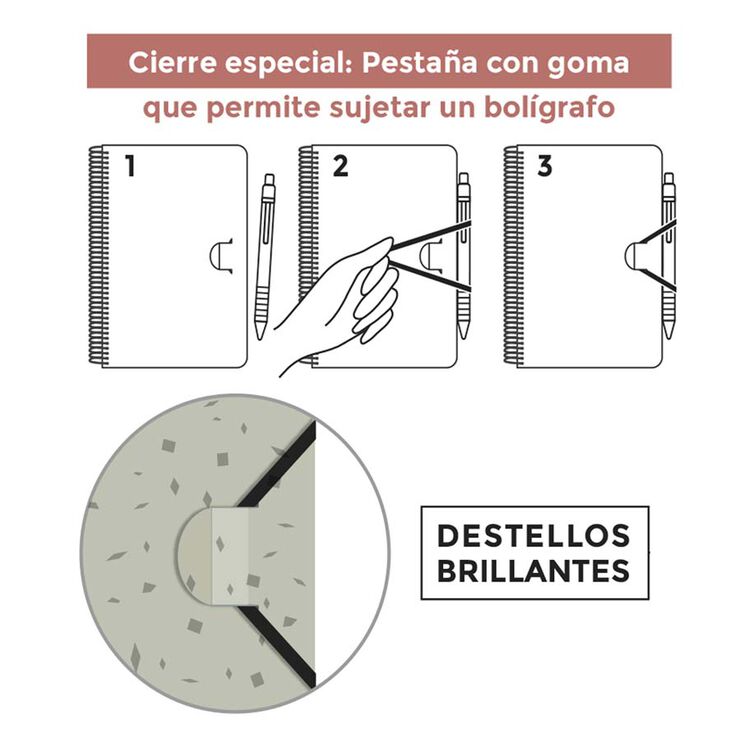 Agenda espiral Senfort A5 setm/vista català 2025 seoul gris