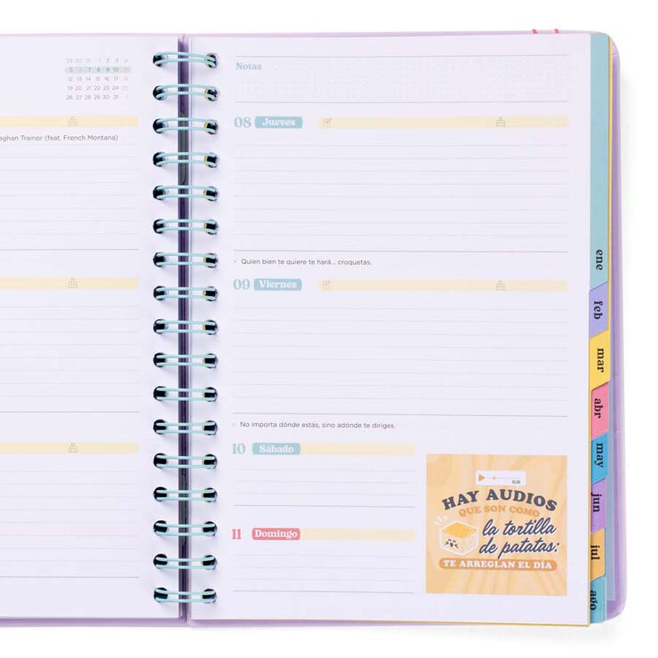 Agenda escolar Mr. Wonderful Wonder setm/vista cas 2025-26 Algo mágico me espera