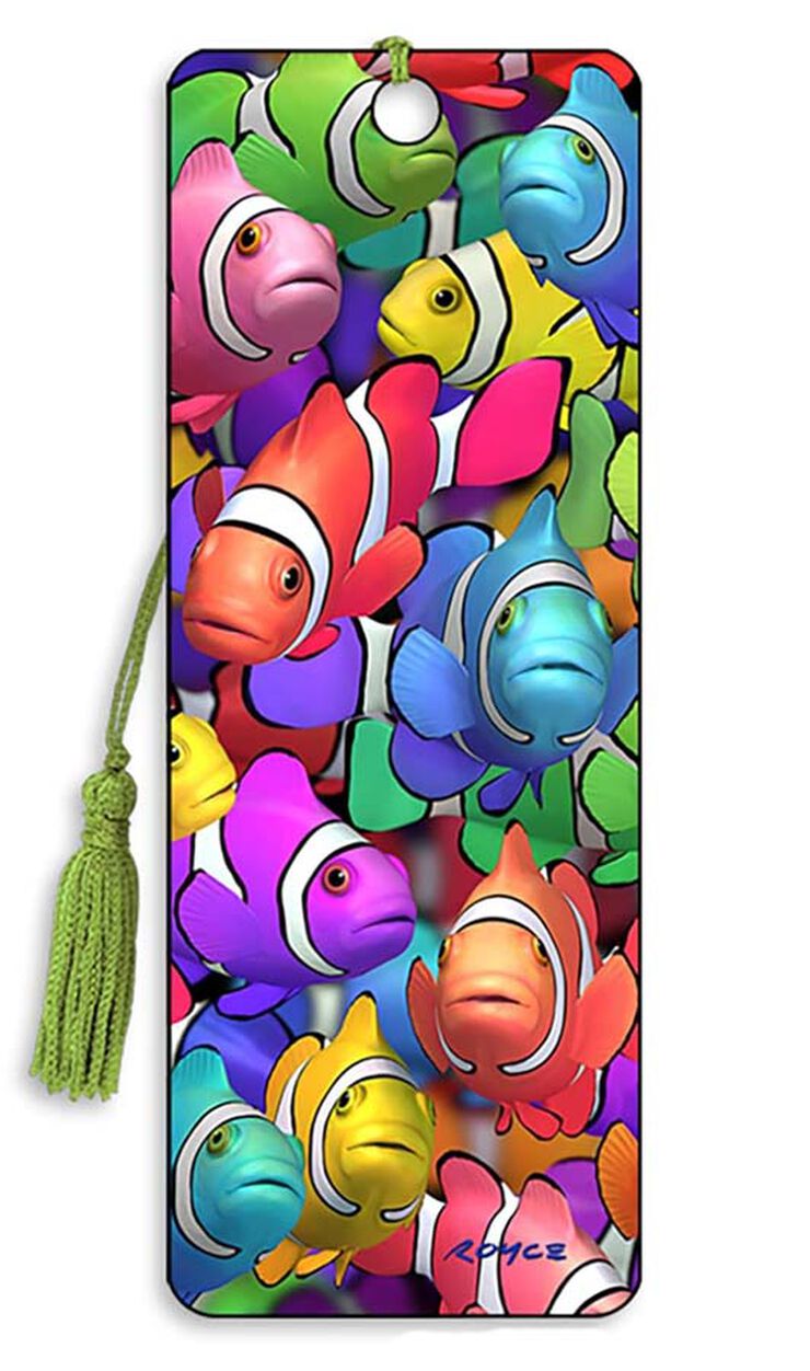 Marcapáginas 3D Catwalk Peces de colores