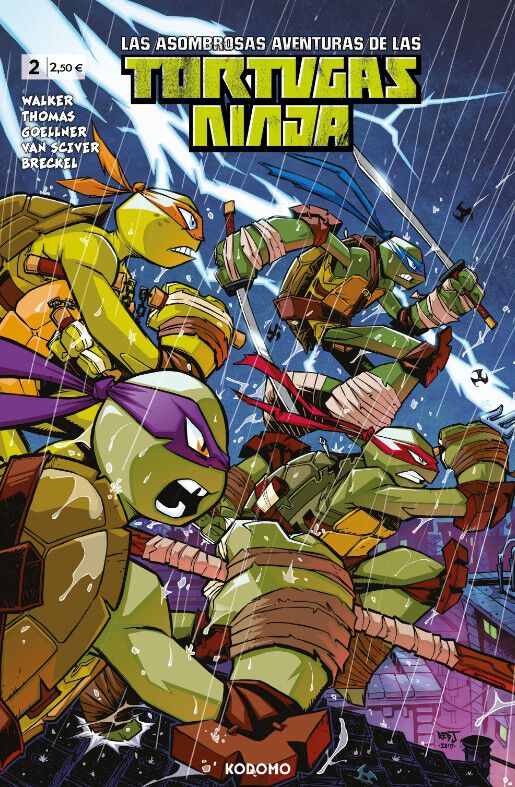 Las asombrosas aventuras de las Tortugas Ninja n&uacute;m. 02