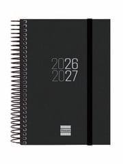 Agenda Escolar Finocam Esp.E8 D&iacute;a/P&aacute;gina Castellano 2026-27 Negro