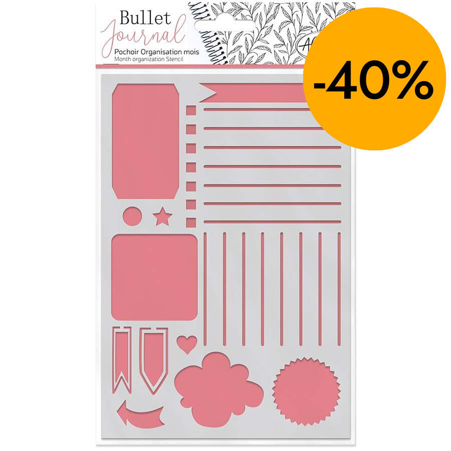 Stencil Bullet Journal Aladine