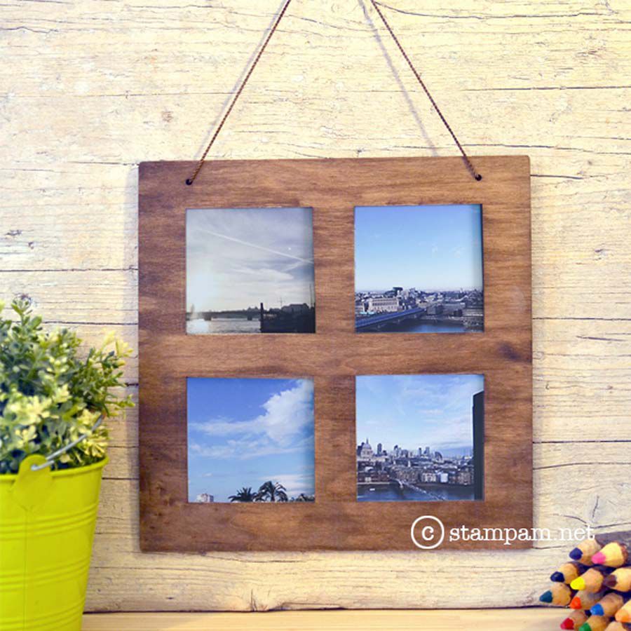 Base/Marc fusta per a Fotos Stampam