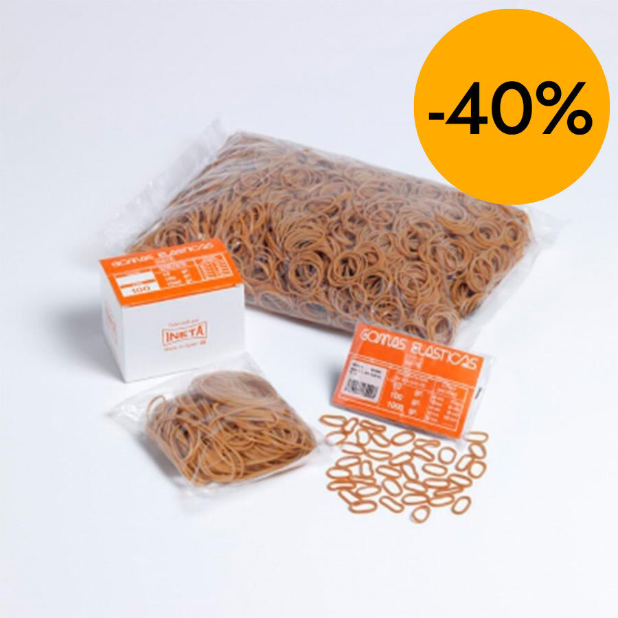 Gomas el&aacute;sticas Ineta No.120 120mm 1kg