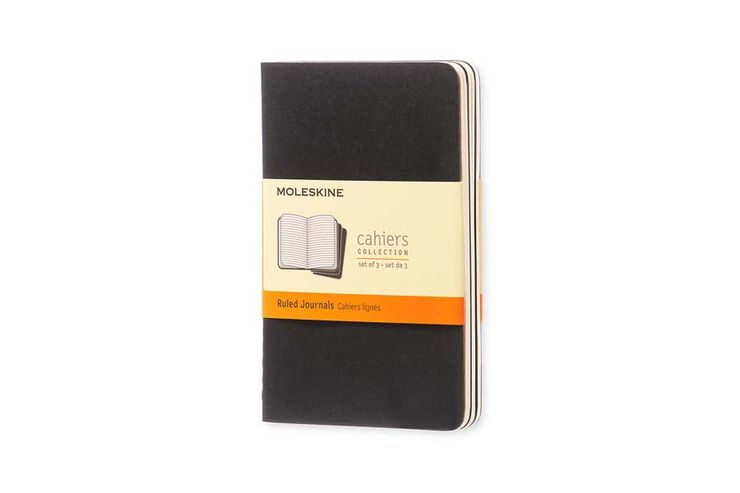 Pack 3 Llibretes Moleskine P negre ratlla