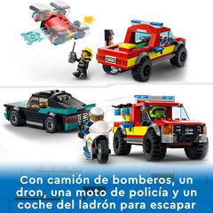 LEGO® City Rescat de bombers i persecució 60319