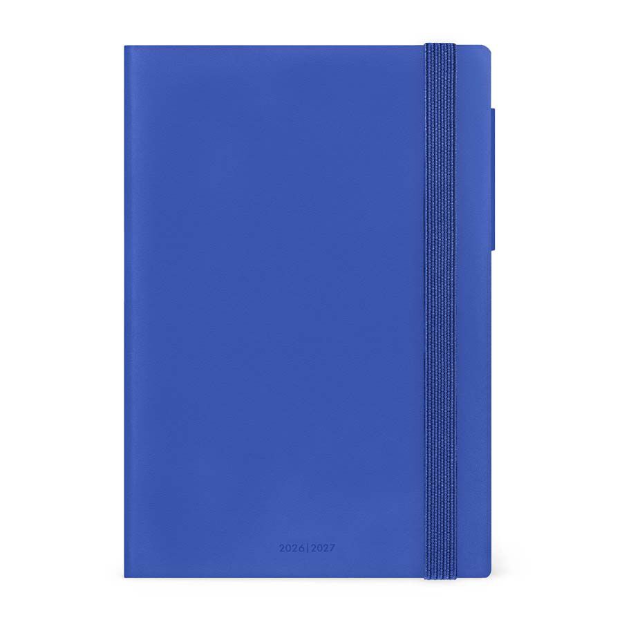 Agenda Legami 16 Mesos Medium Setm./Vista Multiling&uuml;e 2026-2027 Eclectic Blue