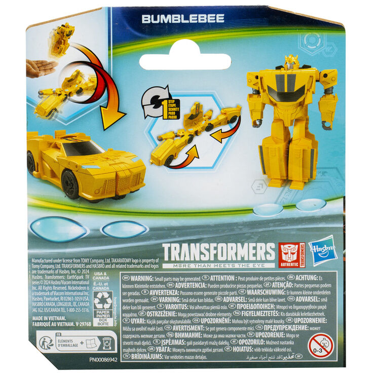 Transformers Earthspark Cambiador de 1 Paso con Giro surtidos