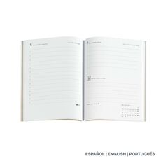 Agenda Miquelrius Journal 12x16 dia/pàg mult 2026 Quad. silver