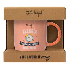 Taza Mr.Wonderful Alegría desde primera hora del día