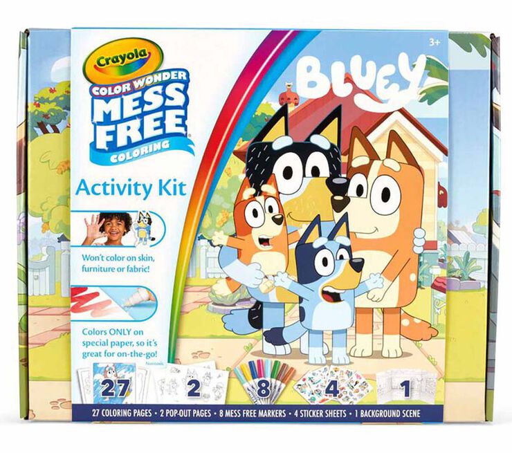 Mess Free Pinta Sense Taques Bluey