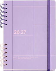 Agenda Escolar Plus W-O S/V Mult. 2026-2027 Malva