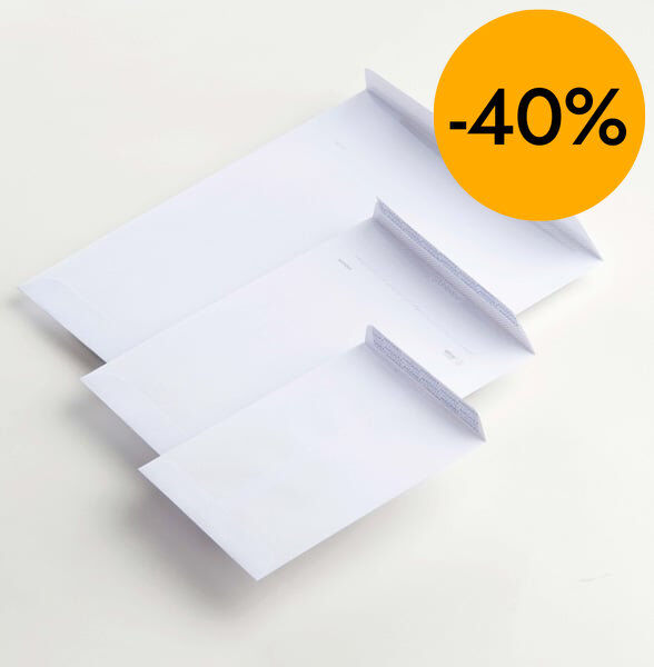 Bolsa blanca Folio 250x353 100g 250u