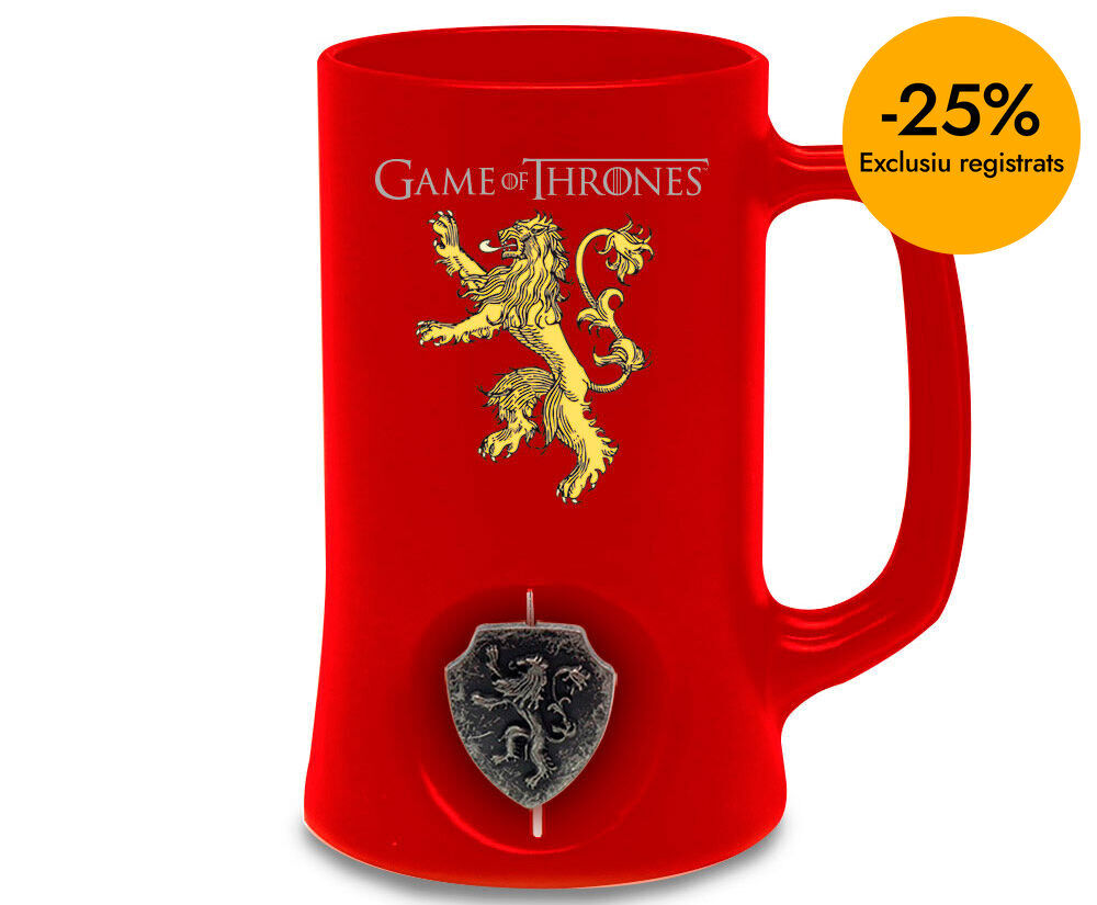 Lannister Logo Jarra Roja Emblema 3D Got