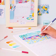 Calendario Pintar Por N&uacute;meros La Petite &Eacute;picerie Viajar