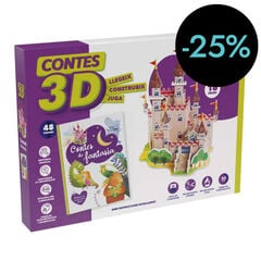 Puzle 3D y cuento Castell Fantàstic 18 piezas