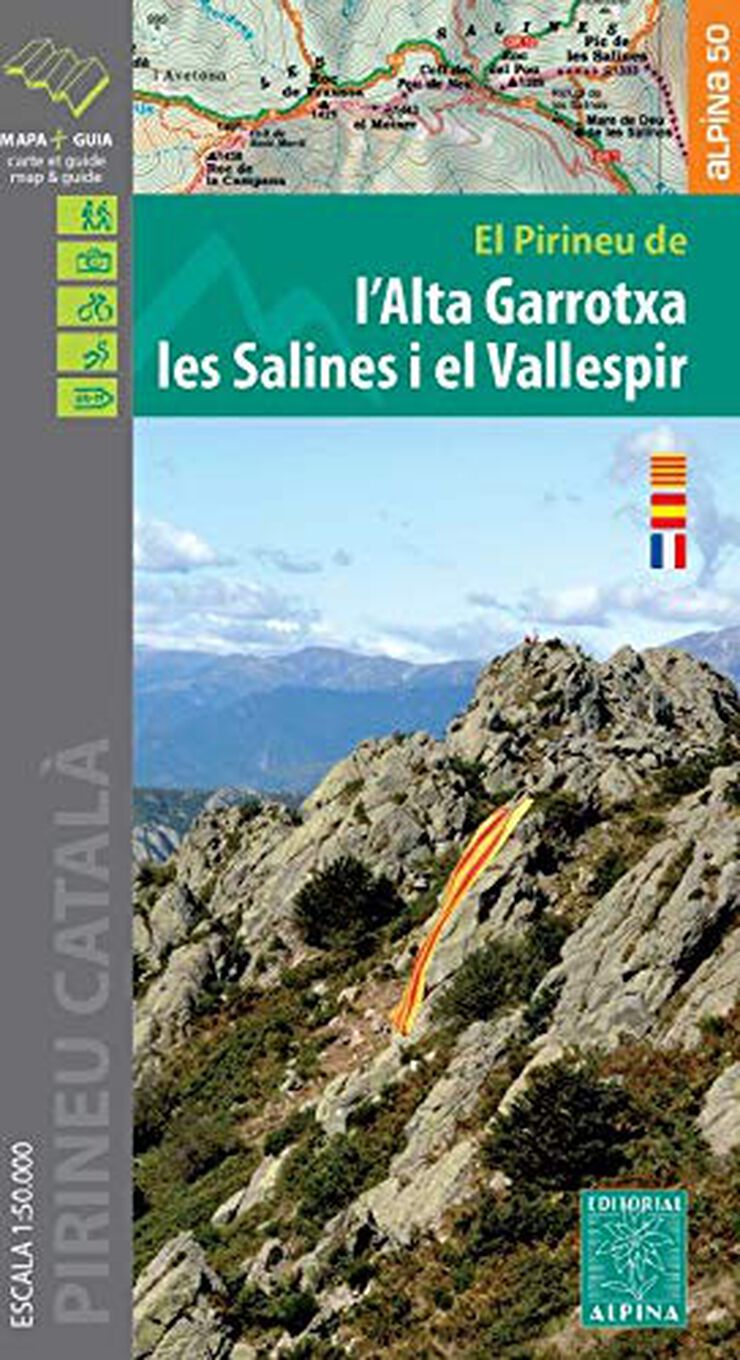 Alta Garrotxa: les Salines i el Vallespir 1:50.000