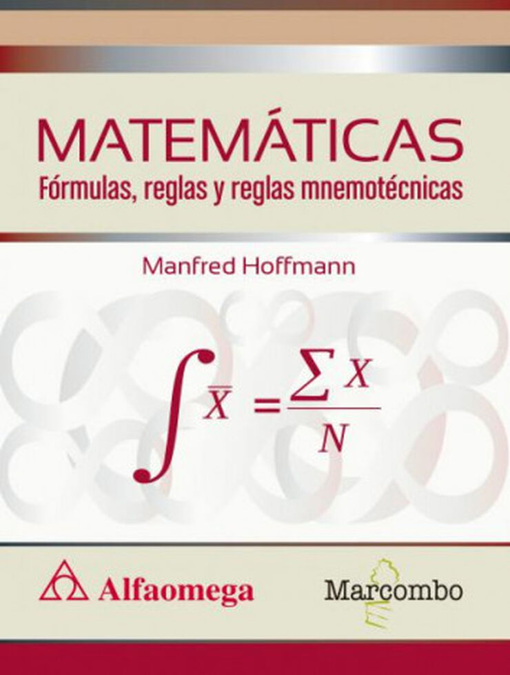 Matemáticas. Fórmulas, reglas y reglas m
