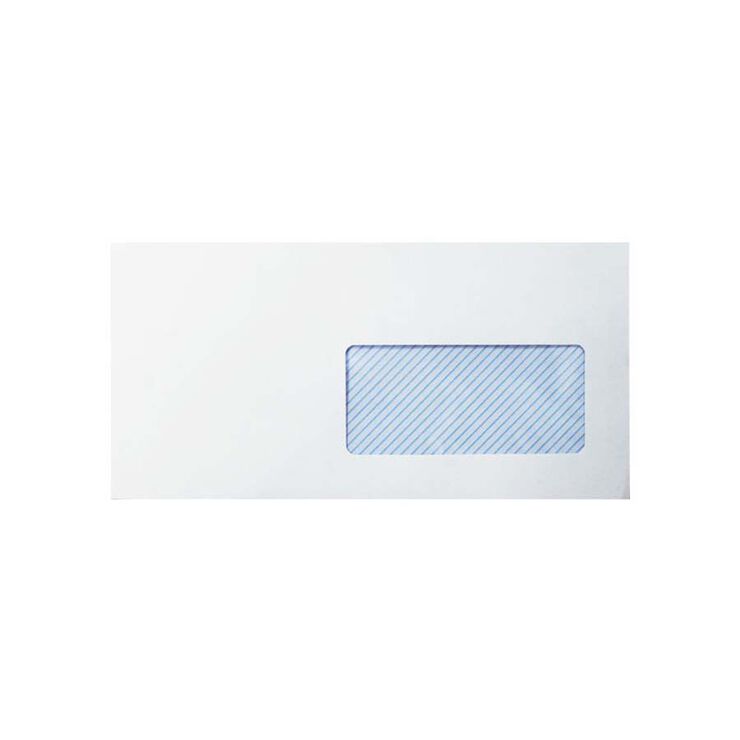 Sobre blanco con ventana 110x220mm 90g 500u