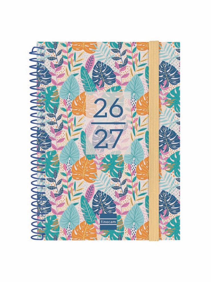 Agenda Escolar Finocam Secundaria 1/8 Sem/Vista Castellano 2026-27 Tropic