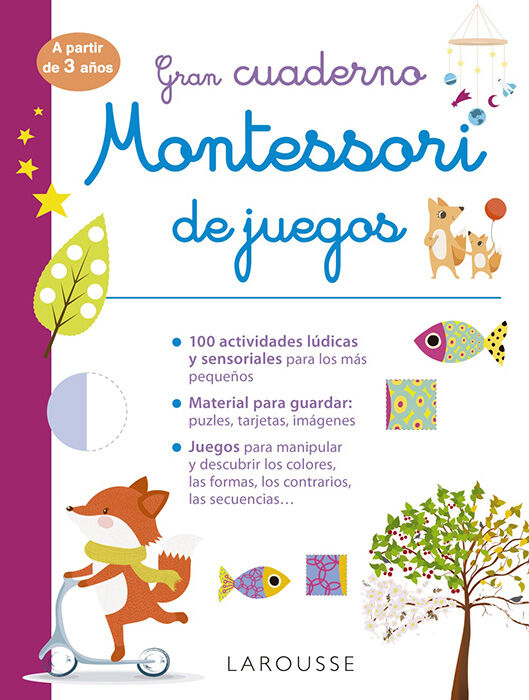Gran Cuaderno Montessori de Juegos Larousse