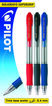 Bolígrafos Pilot Supergrip 3 colores