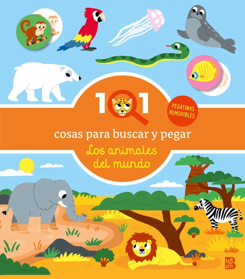 101 Cosas para buscar y pegar - Los animales del mundo