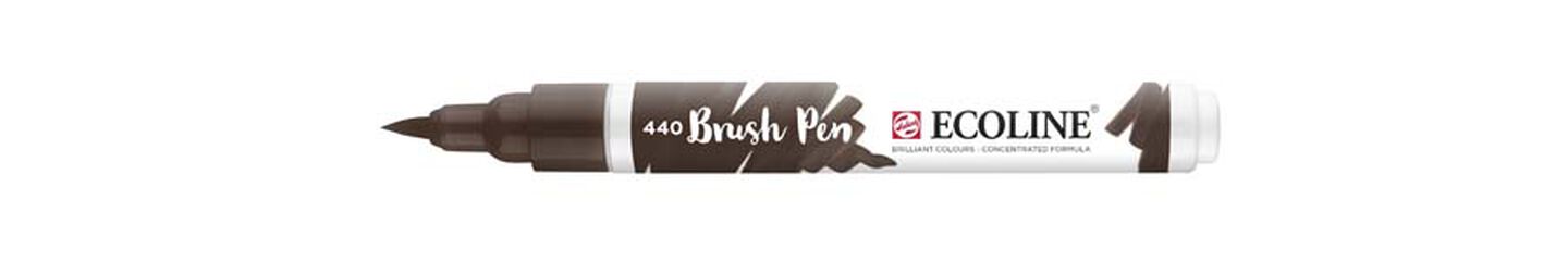 Rotulador Ecoline Brush Pen sepia oscuro 440