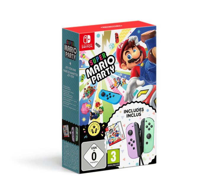 Mario Party + Joycon Verde/Morado Nintendo Switch