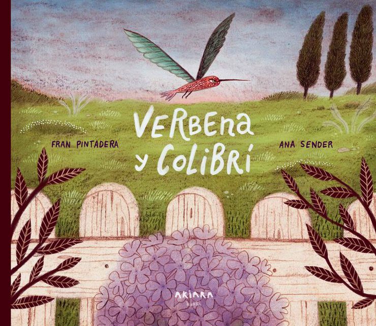 Verbena y colibrí