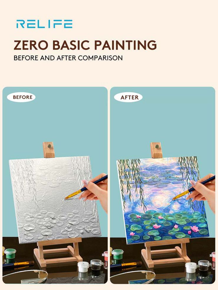 Pintura 3D Madnesstoys Nenúfares