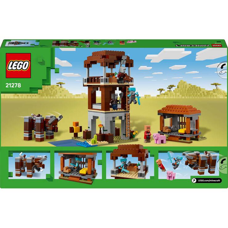 LEGO® Minecraft El Campament dels Salvatges i el Devastador 21278