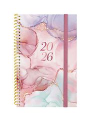 Agenda Finocam Design Collection E5 sem/vista horizontal cat 2026 Goldy